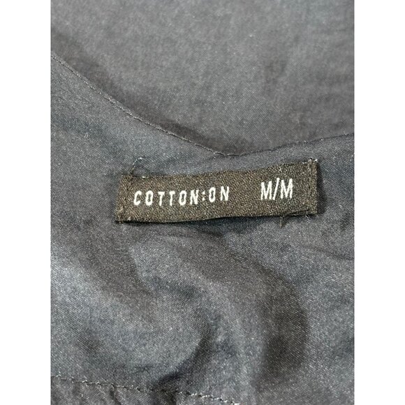 Navy Blue Cotton On Womens Sleeveless Cami Top M Adjustable Straps - Picture 4 of 9